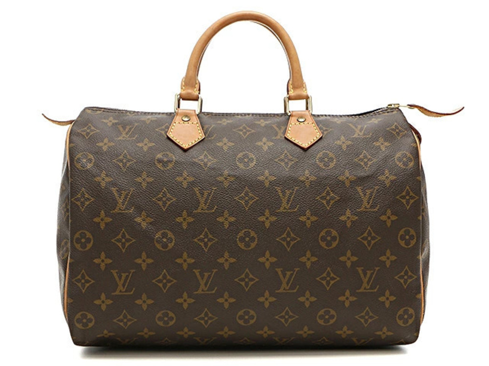 Louis Vuitton Monogram Handbag Speedy Brown